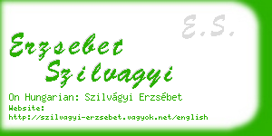 erzsebet szilvagyi business card